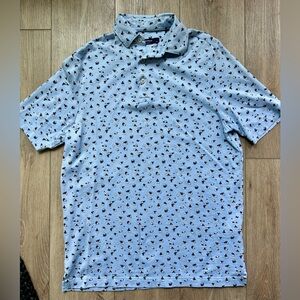 Cremieux Classics Men's Blue Polo Shirt size small